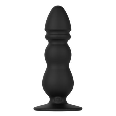 黒10はアナルセックスのおもちゃ男性リング バイブレーター11.3cmの慎重な包装を促進する