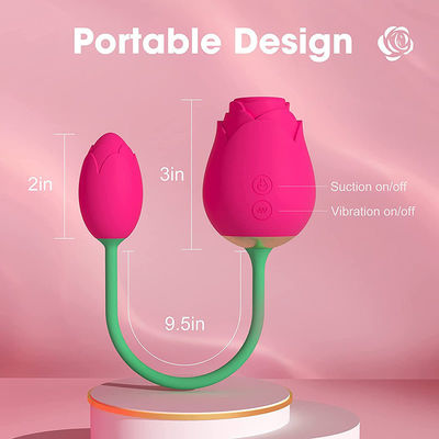 リモート・コントロール愛卵の食品等級のシリコーンを吸っているIPX7ローズ