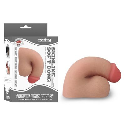 5inch 126mm Limpyの雄ん鶏のレズビアンのための柔らかい張形の性のおもちゃの現実的な膨らみ