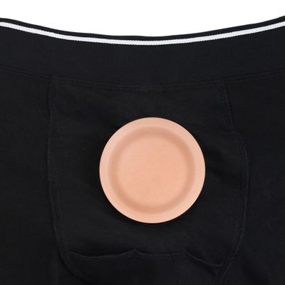 人の陽気な非有毒な張形の性のおもちゃの空の陰茎のズボンROHSは承認した