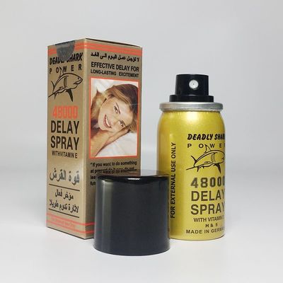 ビタミンEと強力な草の致命的な鮫48000の遅れのスプレー40ml